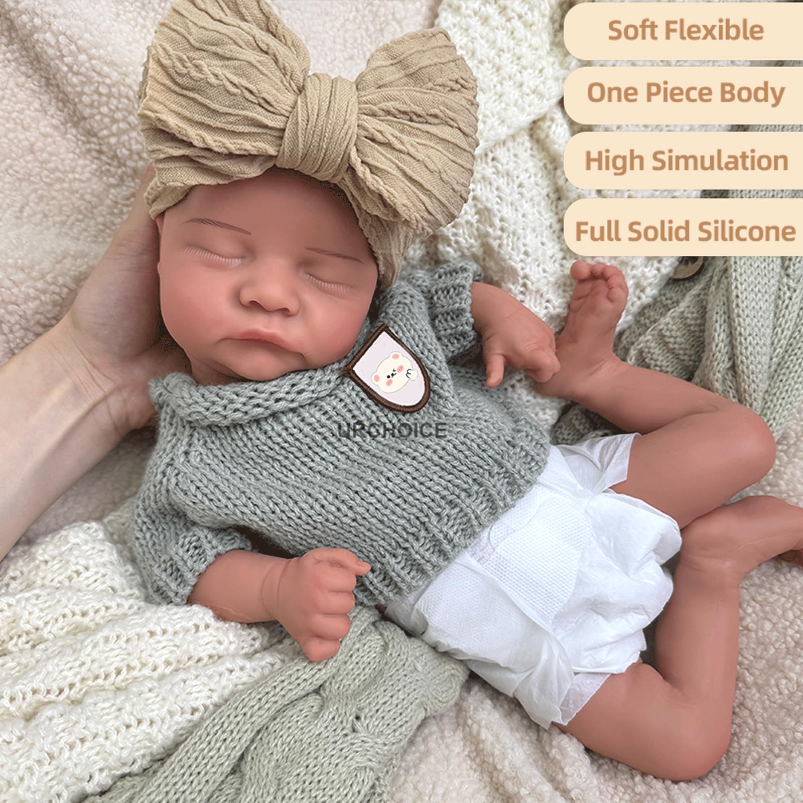 Amazon.com: Oppaionaho 18 Inch Levi Full Body Silicone Reborn Baby